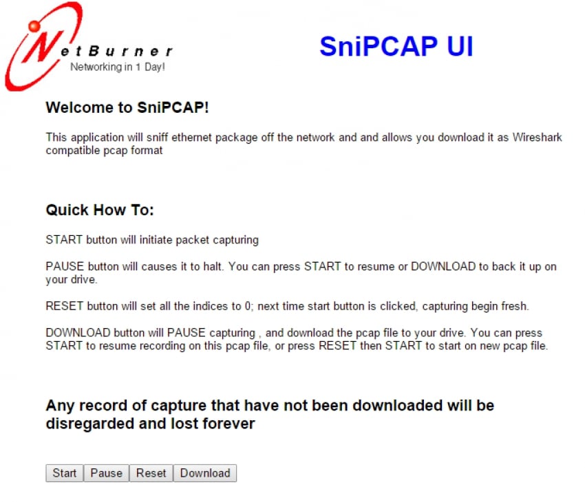 Packet Sniffing With An Embedded Module - NetBurner