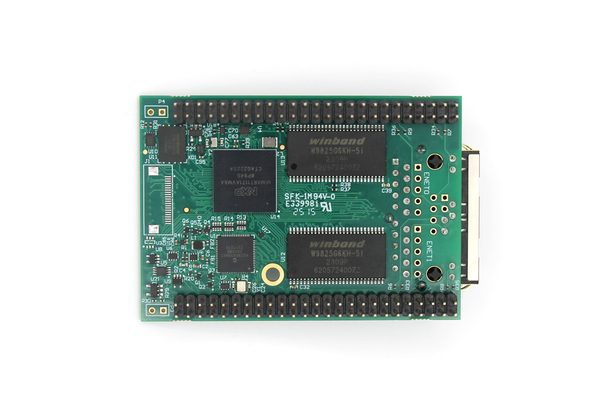Photo of the MODRT1171 system-on-module from below