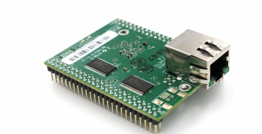 MODM7AE70 100 ARM powered IoT System on Module with Ethernet Jack
